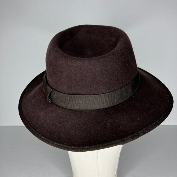 Indiana Jones Hat Men's Adjustable Brown Wool Size Small 2008 - Picture 4 of 10